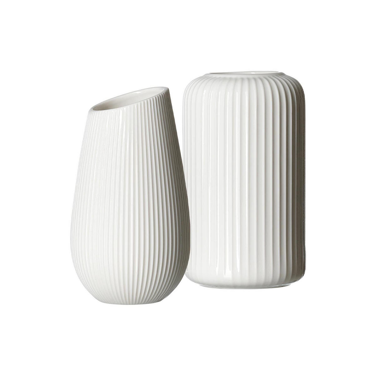 VASEN-SET Alma / Nora weiß 16 cm 2er Set - Weiß, Keramik (16cm) - Ritzenhoff Breker