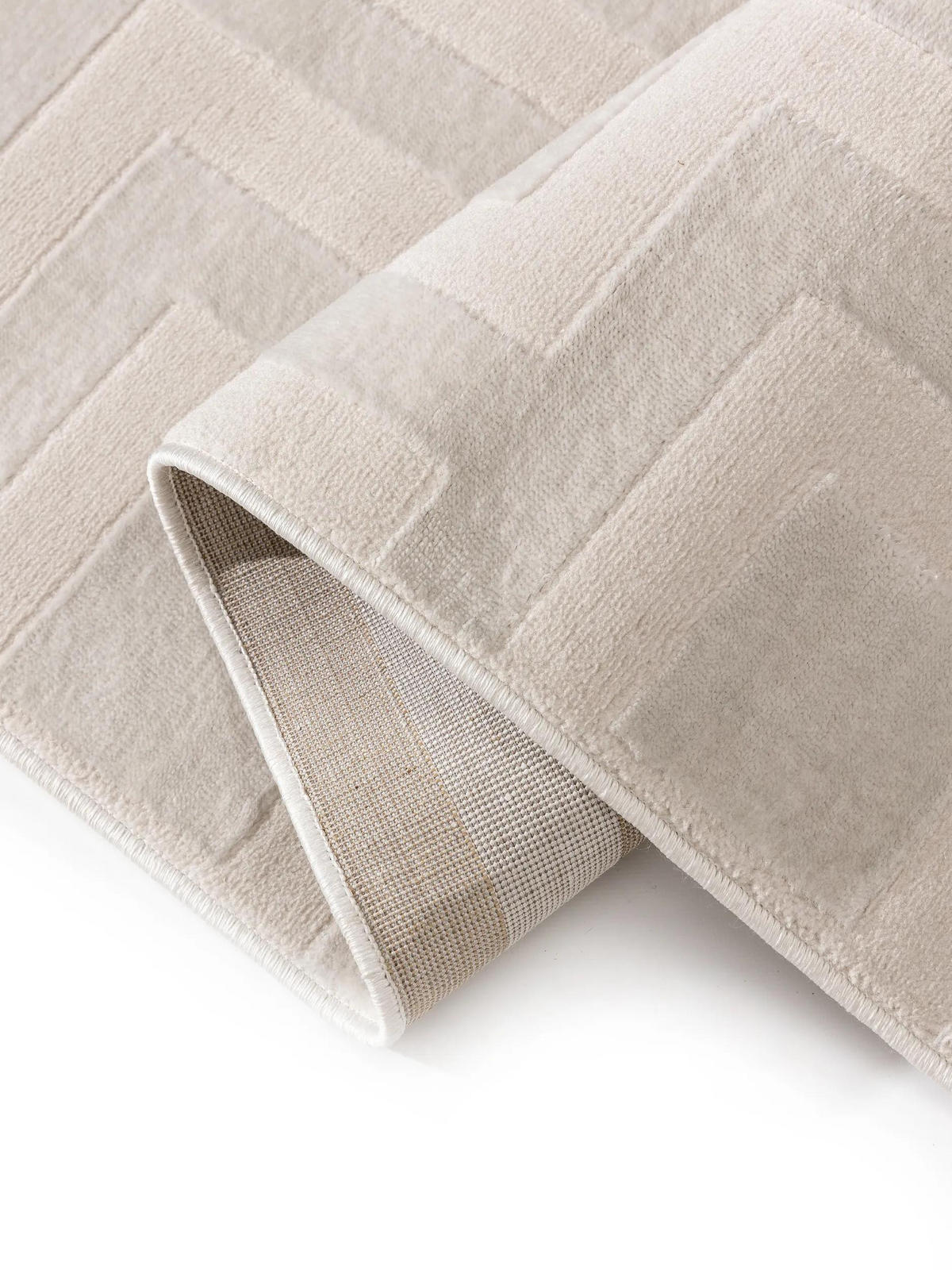 TEPPICH Claire Cream 240x340 cm - Creme, Kunststoff (240/340cm) - benuta