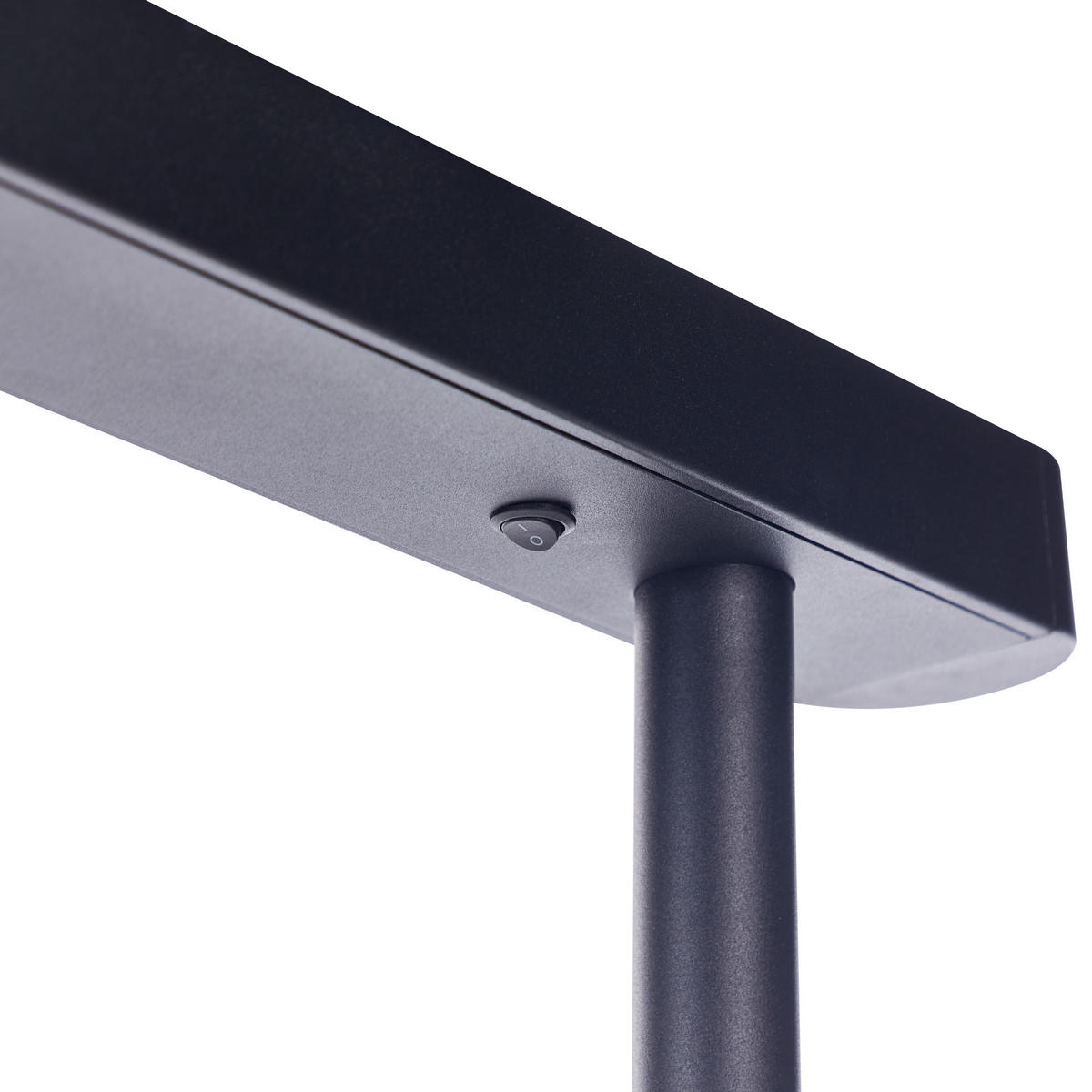 STEHLAMPE Perseus 7/95/186 cm - Schwarz, Metall (7/95/186cm) - Beliani