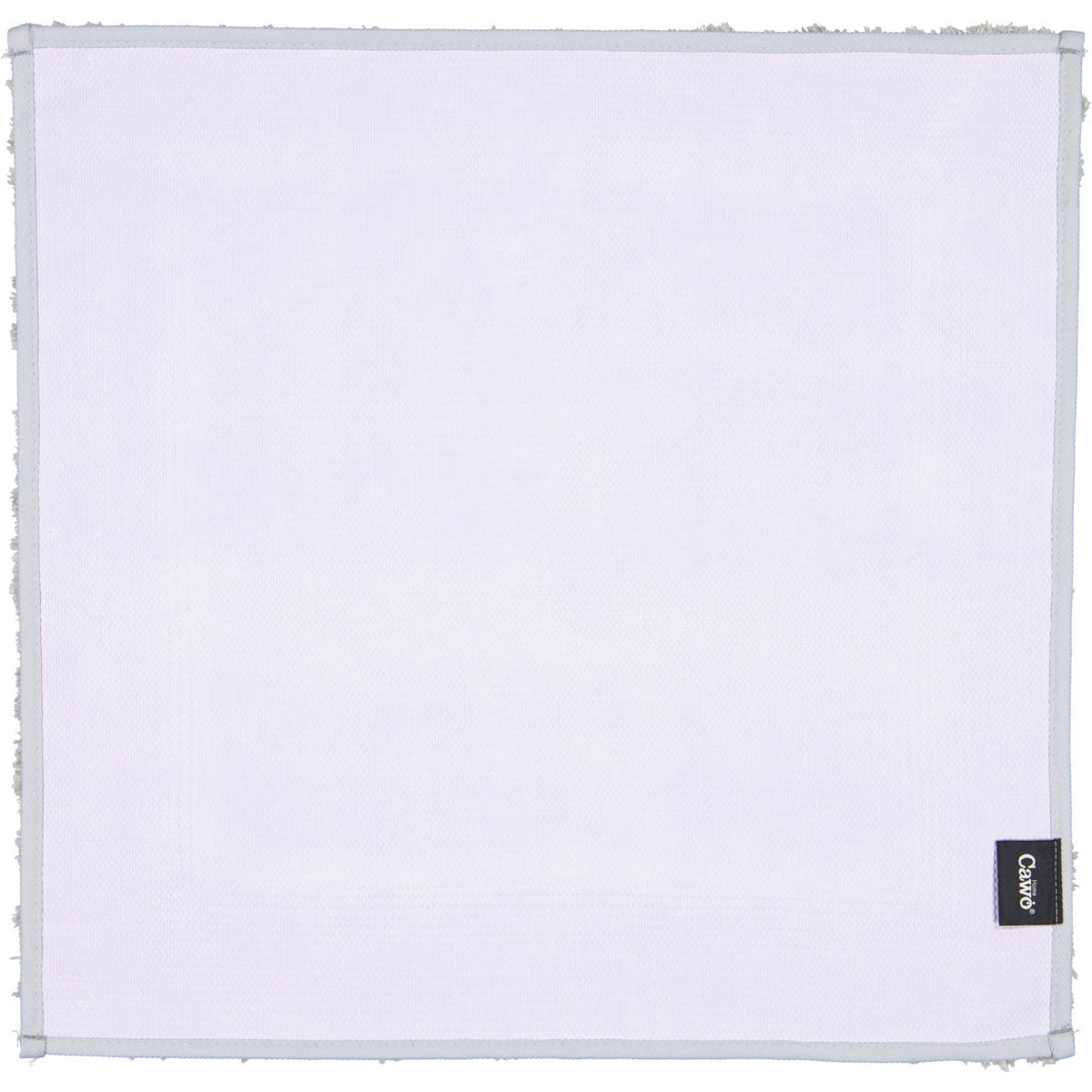 BADTEPPICHE LUXURY HOME TWO-TONE 590 PLATIN - 76 - Grau, Textil (60/60cm) - Cawö
