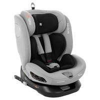 KINDERSITZ i-Moove i-Size hellgrau (40-150cm) Isofix 360-Grad-Drehung Kopfstütze - Hellgrau, Kunststoff (45/59/49cm) - Kikka boo