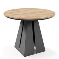 TISCH Schwarz Frega Ausziehbar - Eichefarben/Schwarz, Holzwerkstoff (196/120/76cm) - Sepro Meble