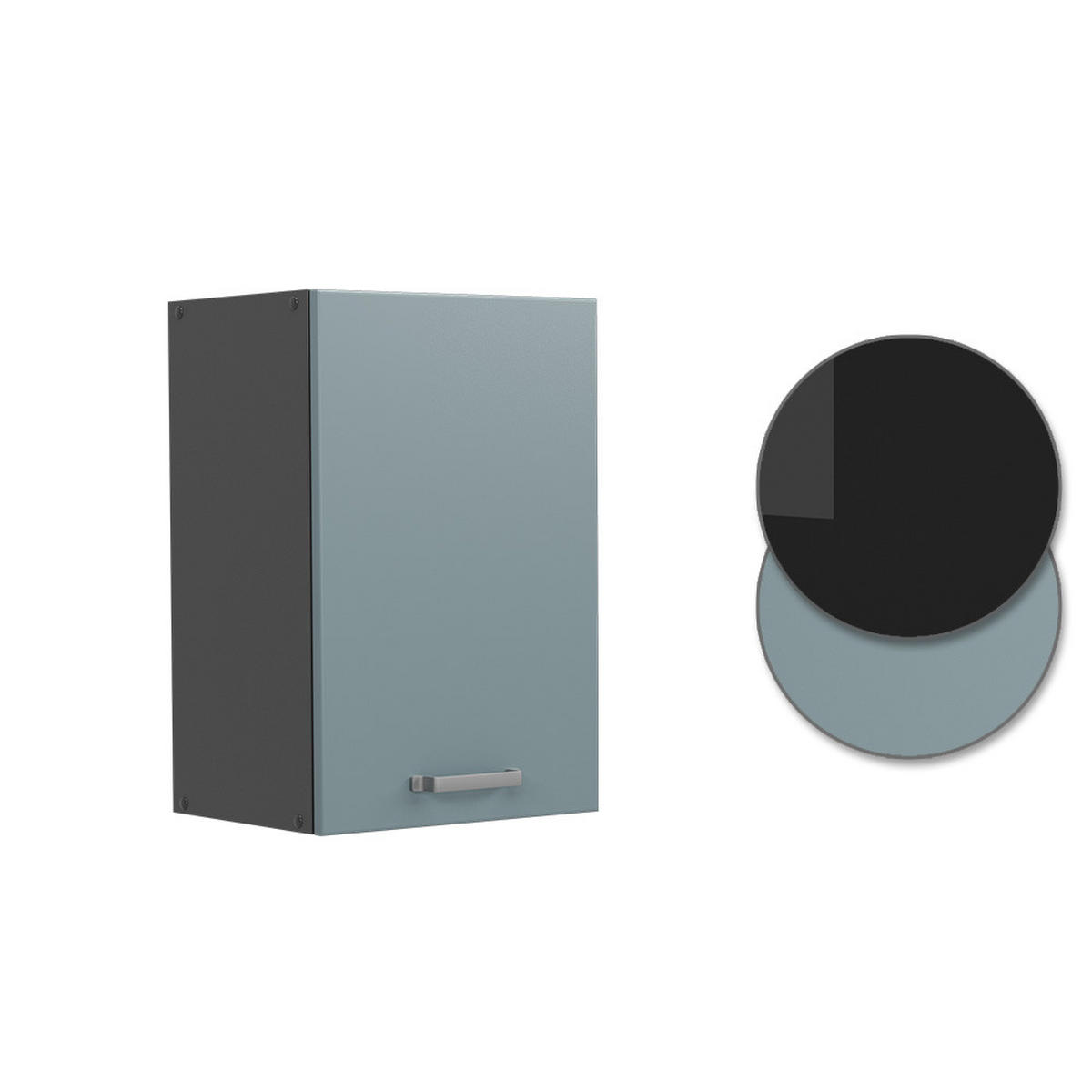 HÄNGESCHRANK R-Line Blau-Grau 40 cm - Anthrazit/Blaugrau, Holzwerkstoff (40/60/31cm) - Vicco
