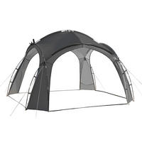 PAVILLON Zagreb Grau Polyester Campingpavillon Festivalpavillon - Grau, Kunststoff (350/230/350cm) - DELUKE