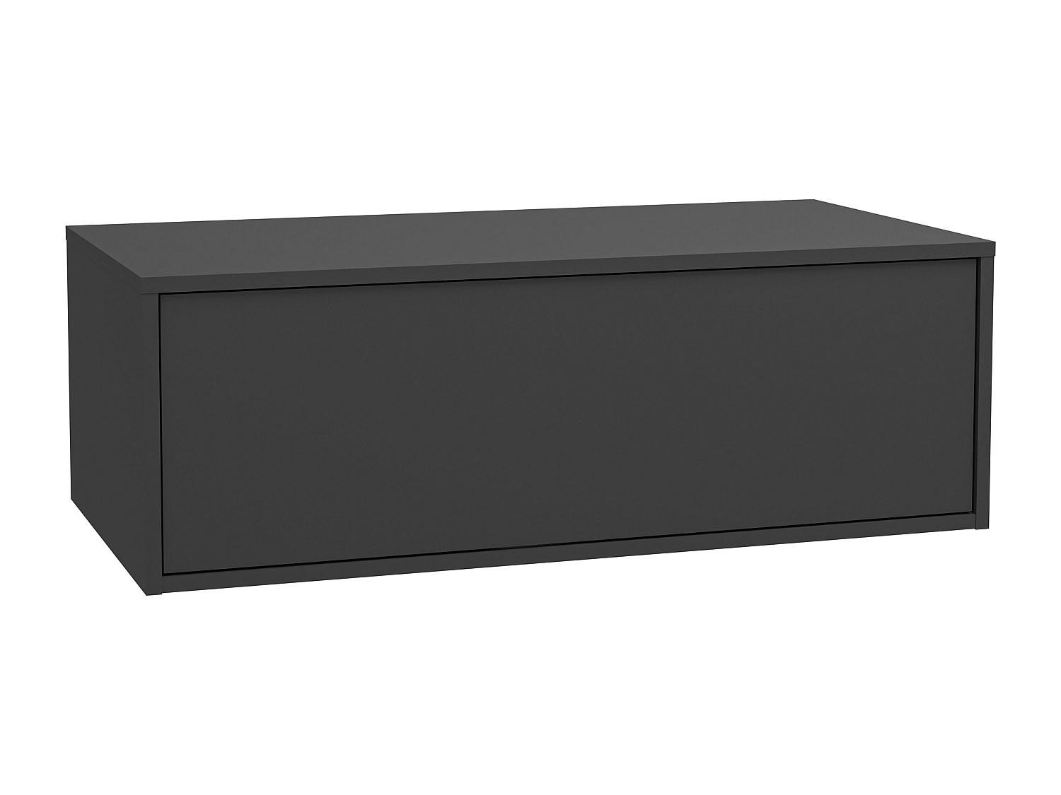 WASCHBECKENUNTERSCHRANK - 94 cm x 47 cm - holz - anthrazitgrau Teana - Anthrazit, Holz (94/32/47cm) - Vente-Unique