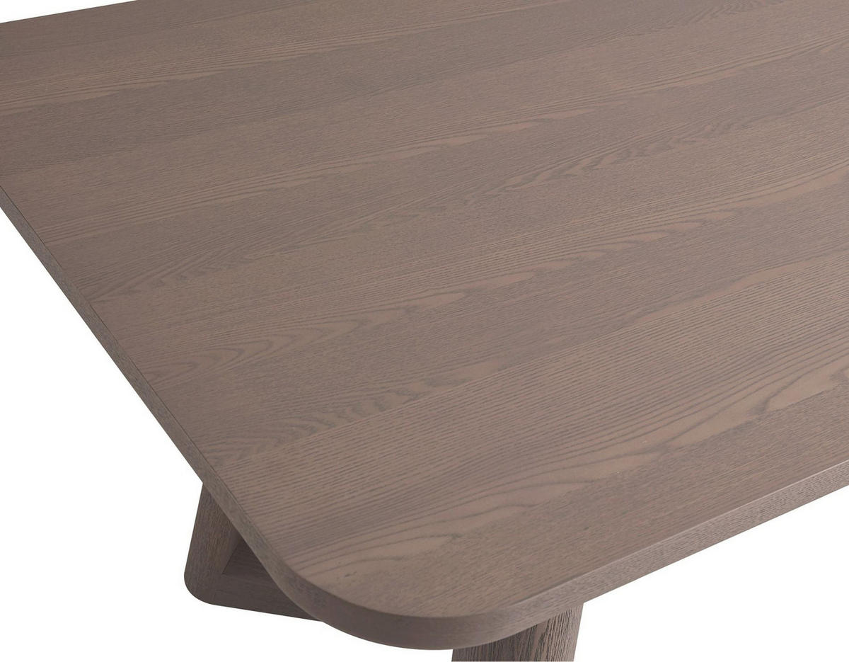 ESSTISCH Alisser Nussbaum-Furnier 200 x 100 cm - Nussbaumfarben, Holzwerkstoff (100/200/76cm) - Selsey