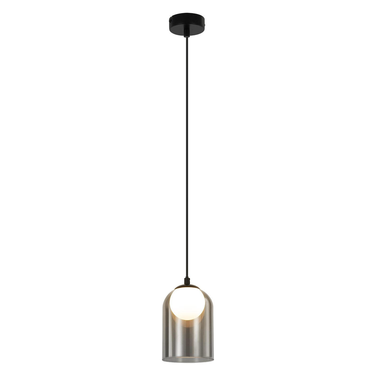 HÄNGELEUCHTE Tharm 12/12/142.5 cm - Schwarz, Metall (142.5/12/12cm) - ZMH