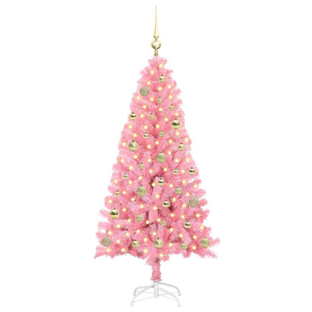 vidaXL Weihnachtsbaum Rosa 150 cm