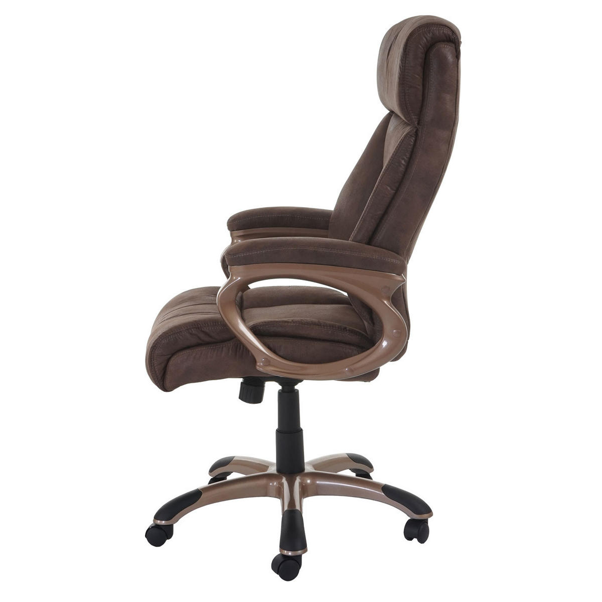 BÜROSTUHL Braun - Taupe/Braun, Textil (68/120/74cm) - Jamb