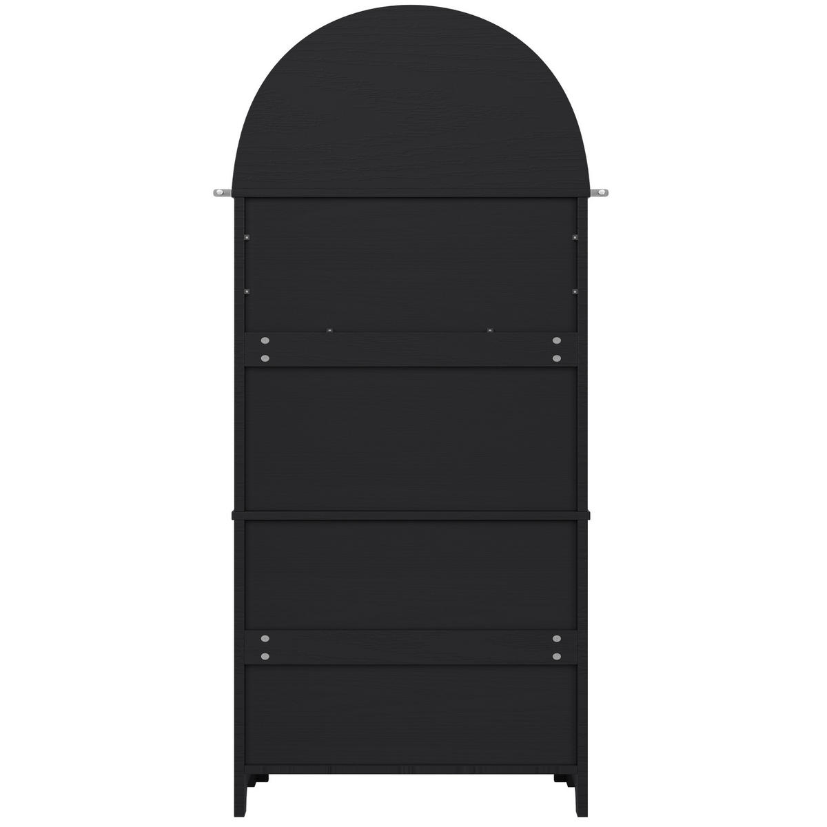 BUFFET 70/35/180 cm schwarz aus MDF mit 3 Schubladen - Schwarz, Holzwerkstoff (70/180/35cm) - OKWISH