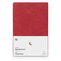 FROTÉ napínacie prestieradlo s certifikátom Oeko-TEX, 90x200x27cm, Rot - červená, textil (90/200cm) - Blumtal