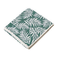 HANDTUCH Blätter grün - Grün, Textil (50/85cm) - Homescapes
