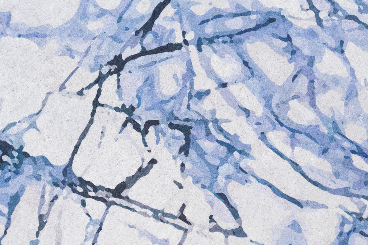 TEPPICH TOSCANA Hellblau 80/150 cm - Hellblau, Textil (80/150cm) - Tapiso