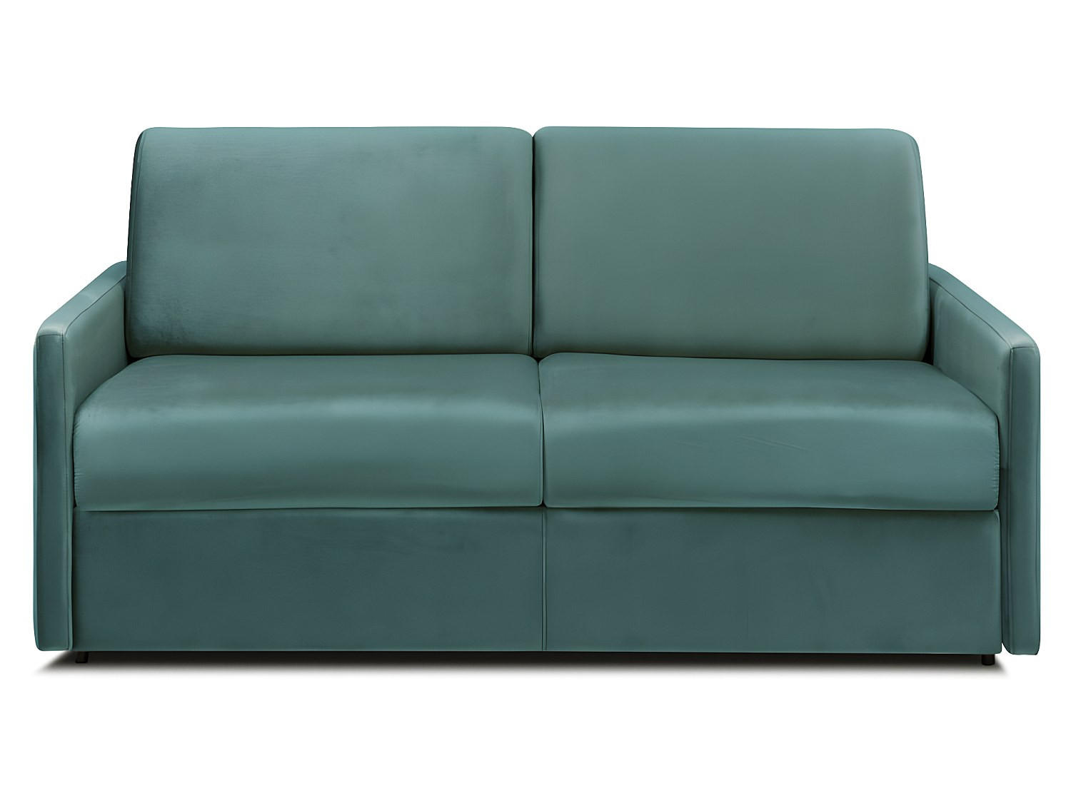 SCHLAFSOFA - 3 Personen - Samt, Stoff - Smaragdgrün - Grün, Textil (170/85/223cm) - Vente-Unique