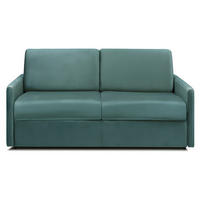 SCHLAFSOFA - 3 Personen - Samt, Stoff - Smaragdgrün - Grün, Textil (170/85/223cm) - Vente-Unique
