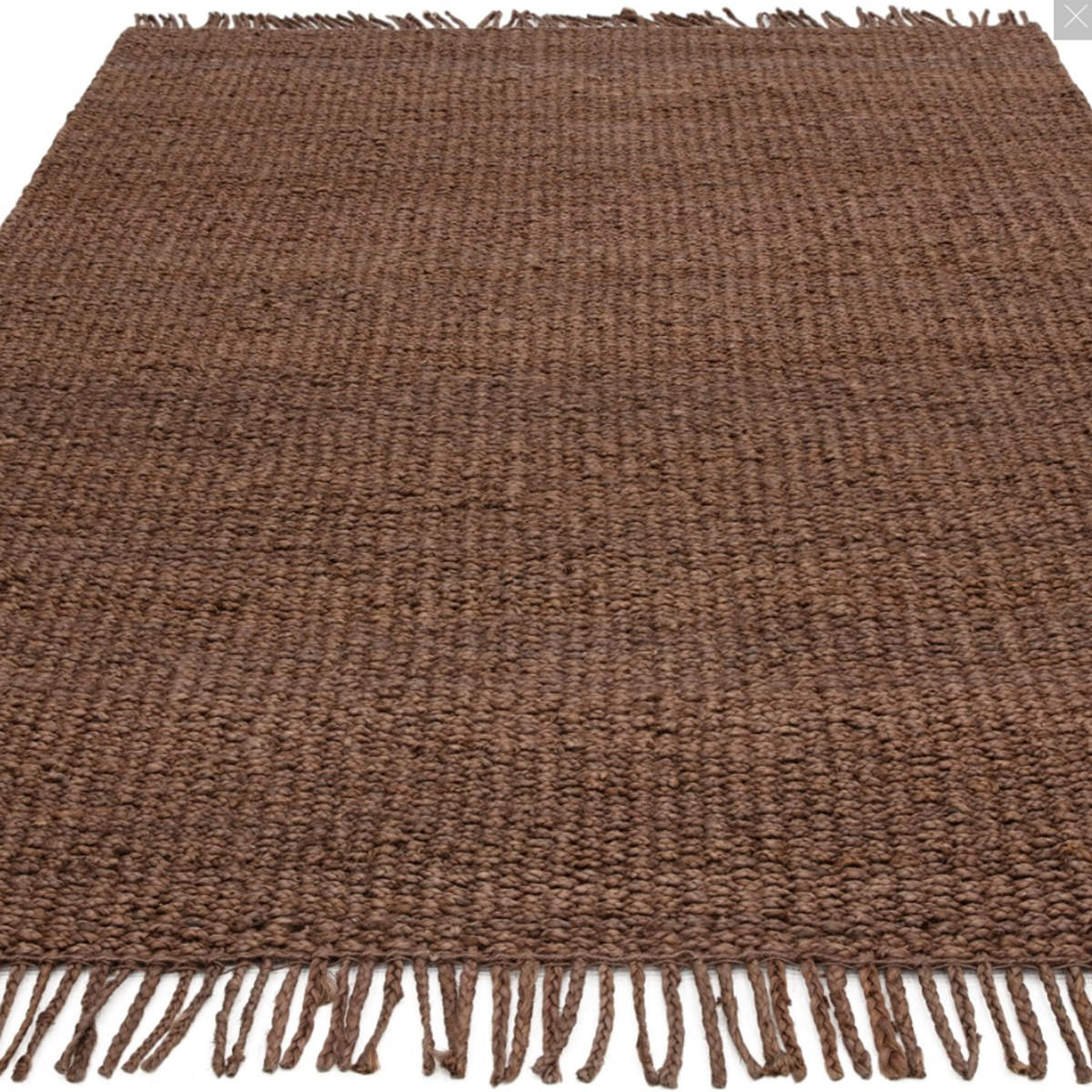 TEPPICH Moderner aus Natural Materials HURST Braun 160 x 230 cm - Braun, Naturmaterialien (160/230cm) - Novatrend