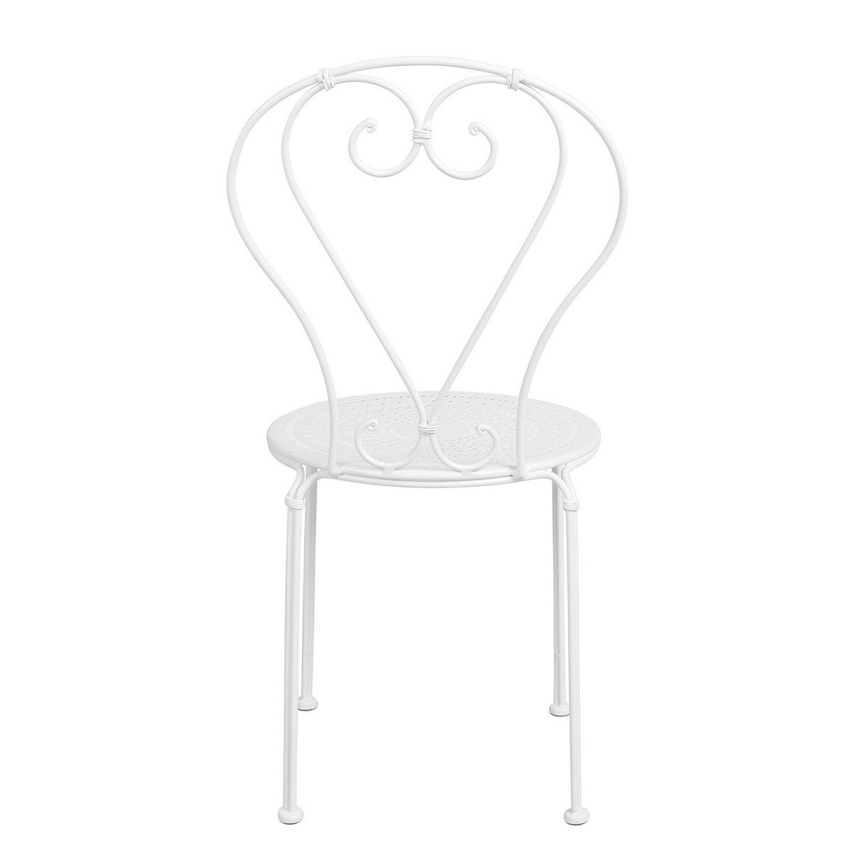 GARTENMÖBEL-SET (3-teilig) Century - Weiß, Metall - BUTLERS