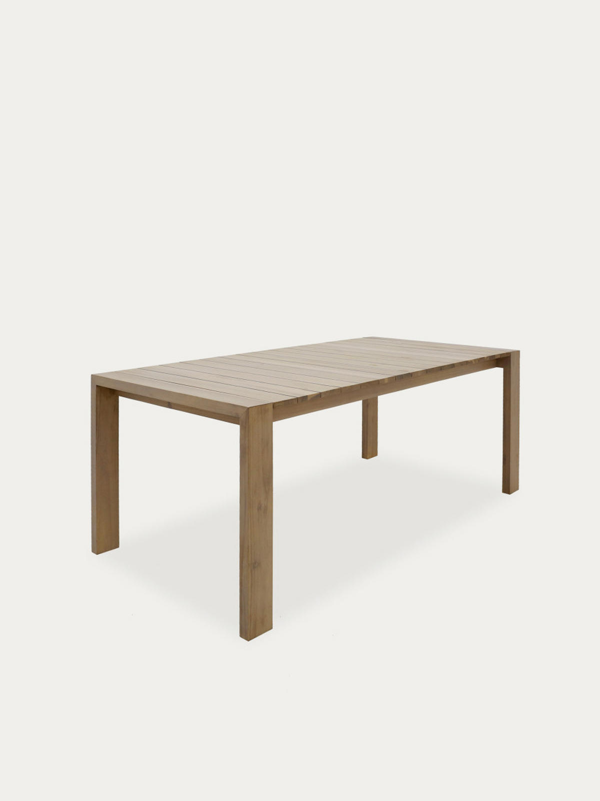 GARTENTISCH Algar Natur 90 x 180 - Braun, Holz (90/180/75cm) - Kenay Home