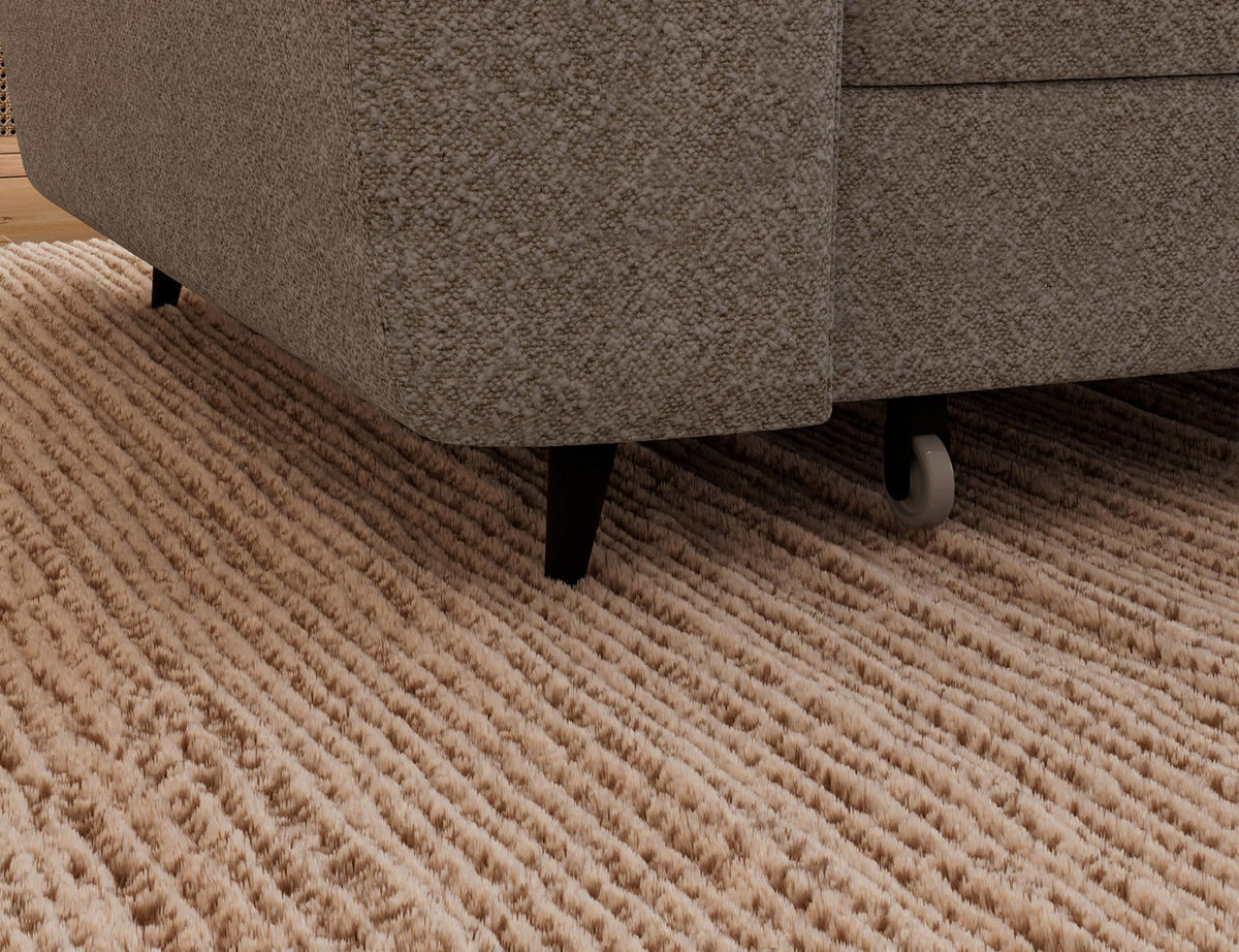 ECKSOFA Vesteria mit Schlaffunktion und Bettkasten – Modernes Design, verstellbare Kopfstützen und hoher Sitzkomfort - Braun, Kunststoff (279/72cm) - Wohnideebilder