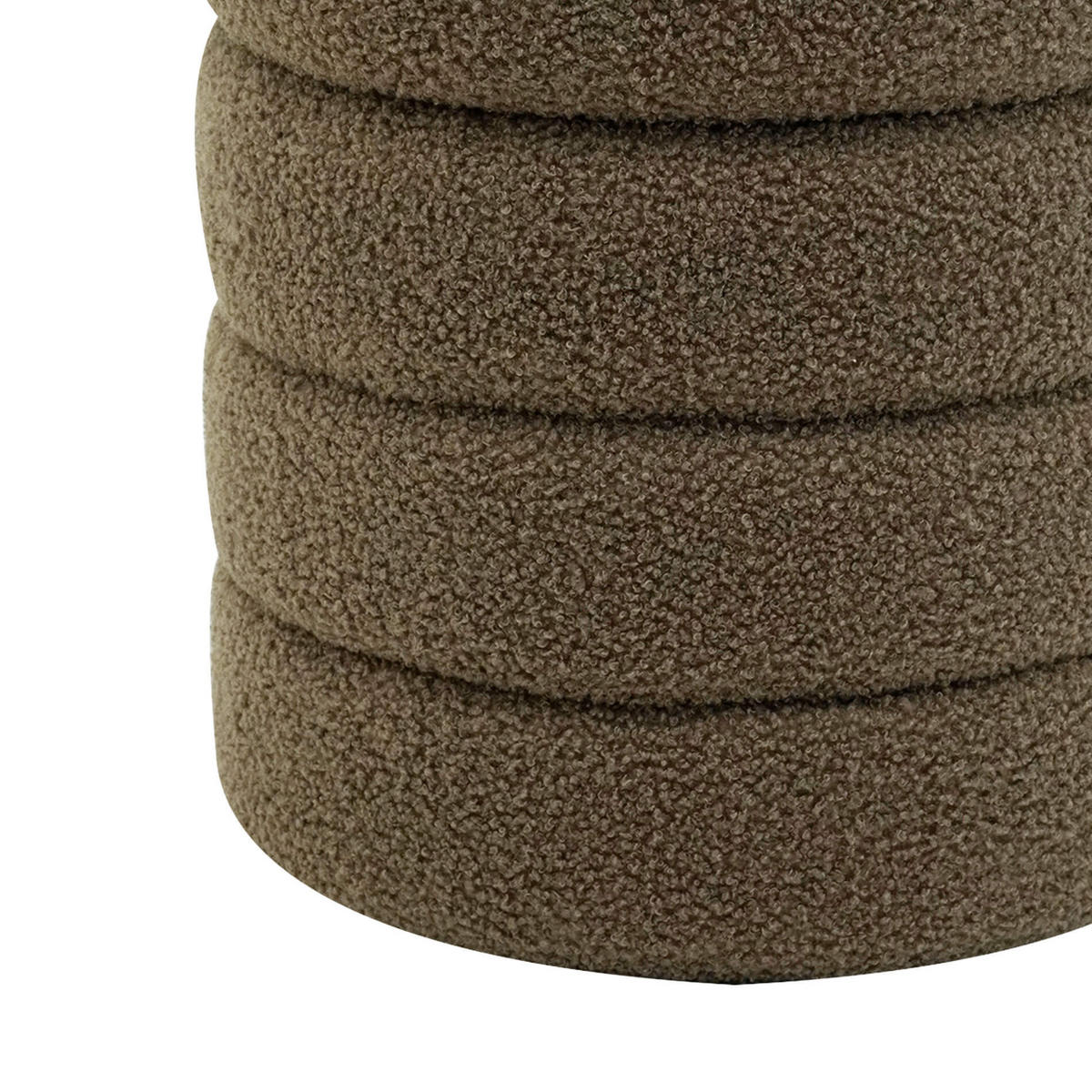 FUSSHOCKER Olivgrün 37/37/40 cm - Olivgrün, Textil (37/40/37cm) - Mobili Rebecca