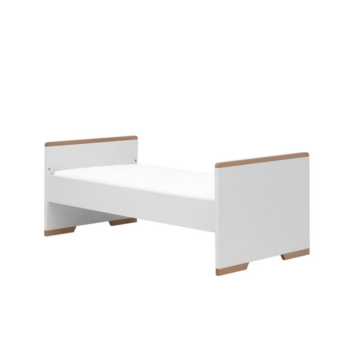 POKOJ PRO MIMINKO 3DÍLNÝ bílá a dřevo - bílá, kompozitní dřevo (145/92/76cm) - Petits-meubles