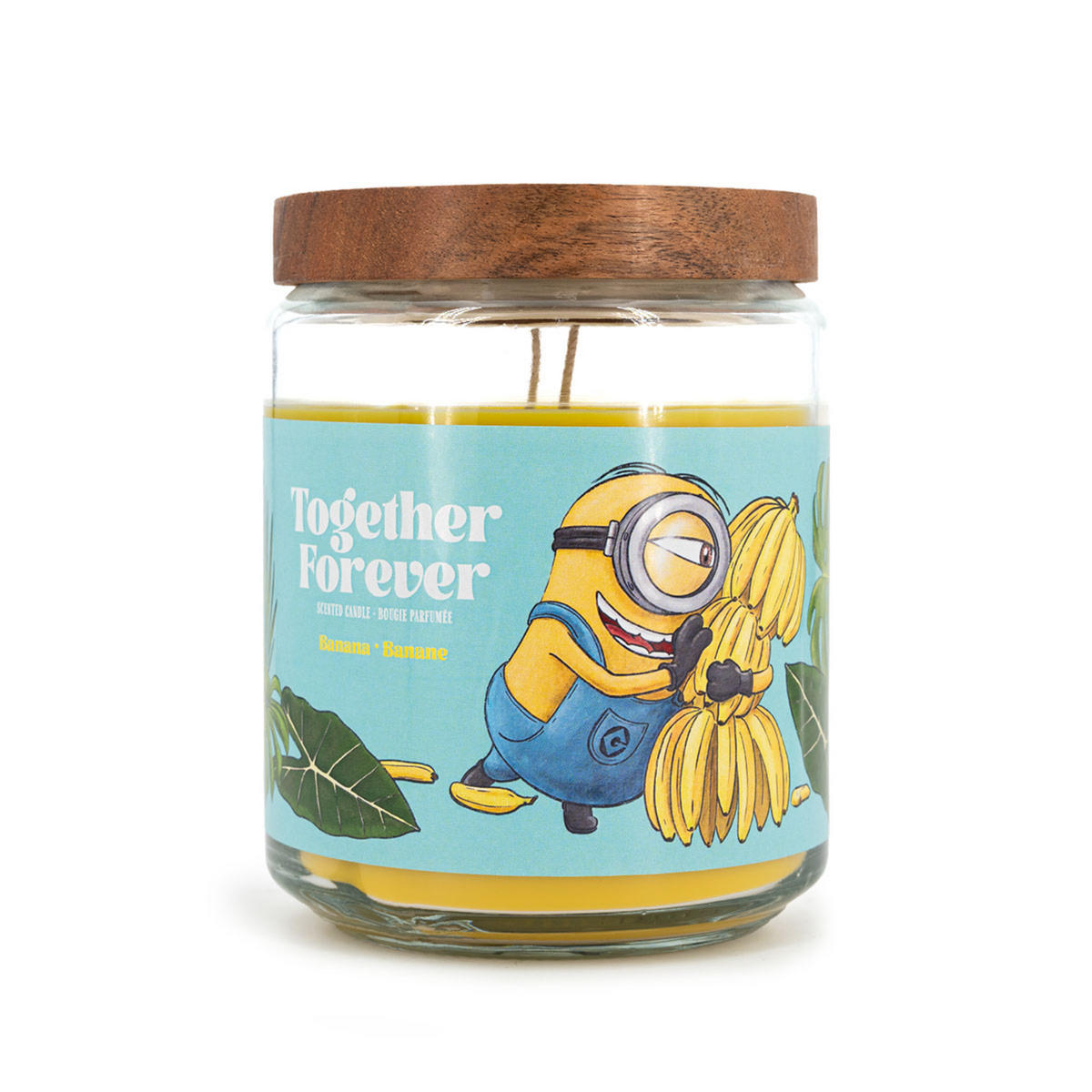 DUFTKERZE Minions - Multicolor, Glas/Naturmaterialen (12.5cm)