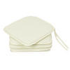 STUHLKISSEN, 4er-Set, 38 x 38 cm, 85% Polyester, 15% Polyamid, Beige - Creme, Textil (38/38/2cm) - Zollner
