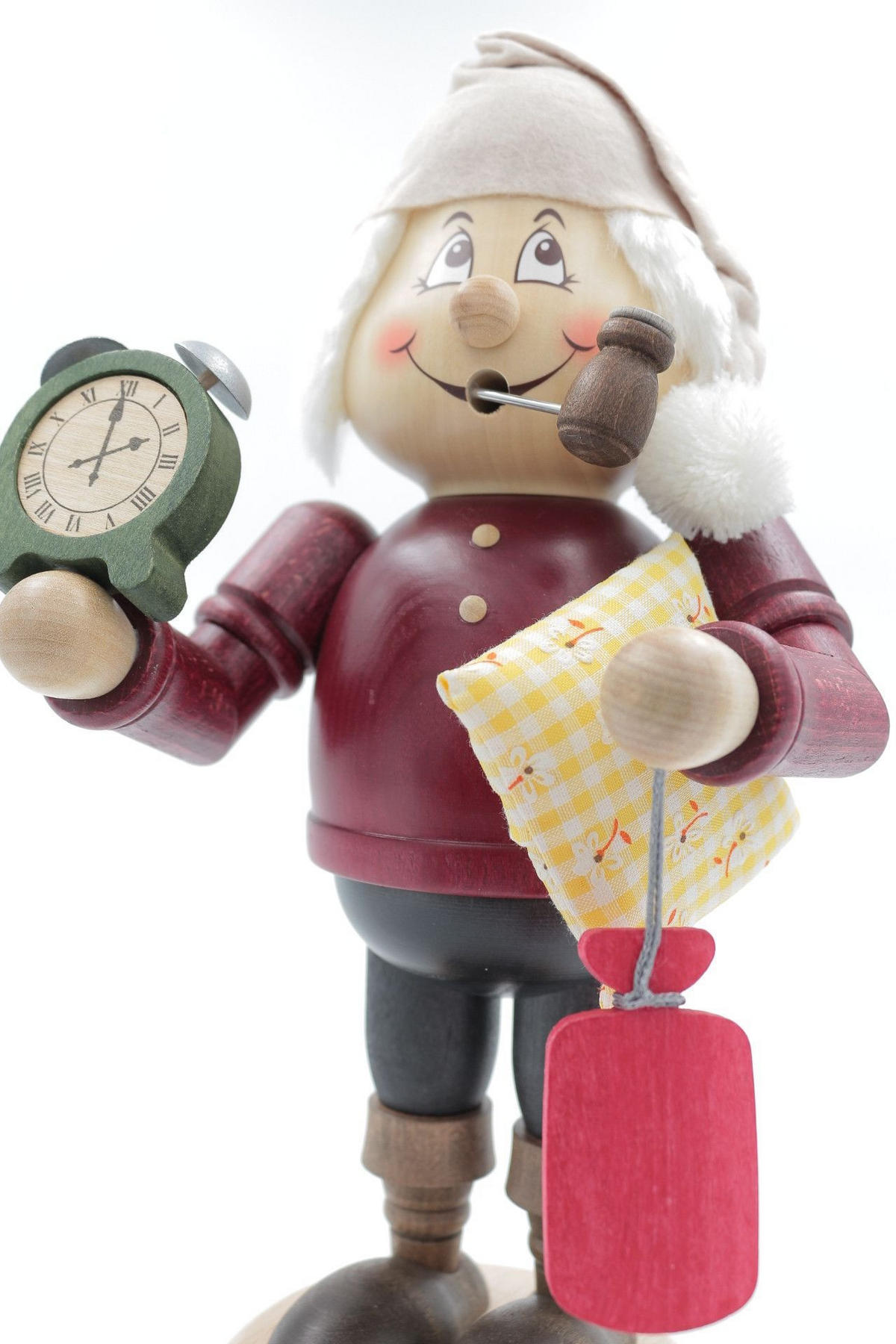 RAUCHFIGUR Wichtel Schlafmütze 32 cm - Multicolor, Holz (15/31/0.1cm)