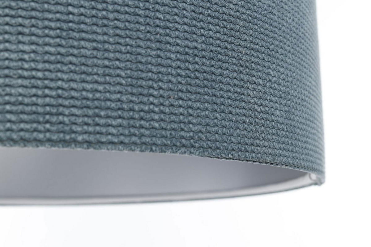 HÄNGELEUCHTE Blau 60/30 cm - Blau/Silberfarben, Kunststoff (60/0.8/30cm) - ONZENO
