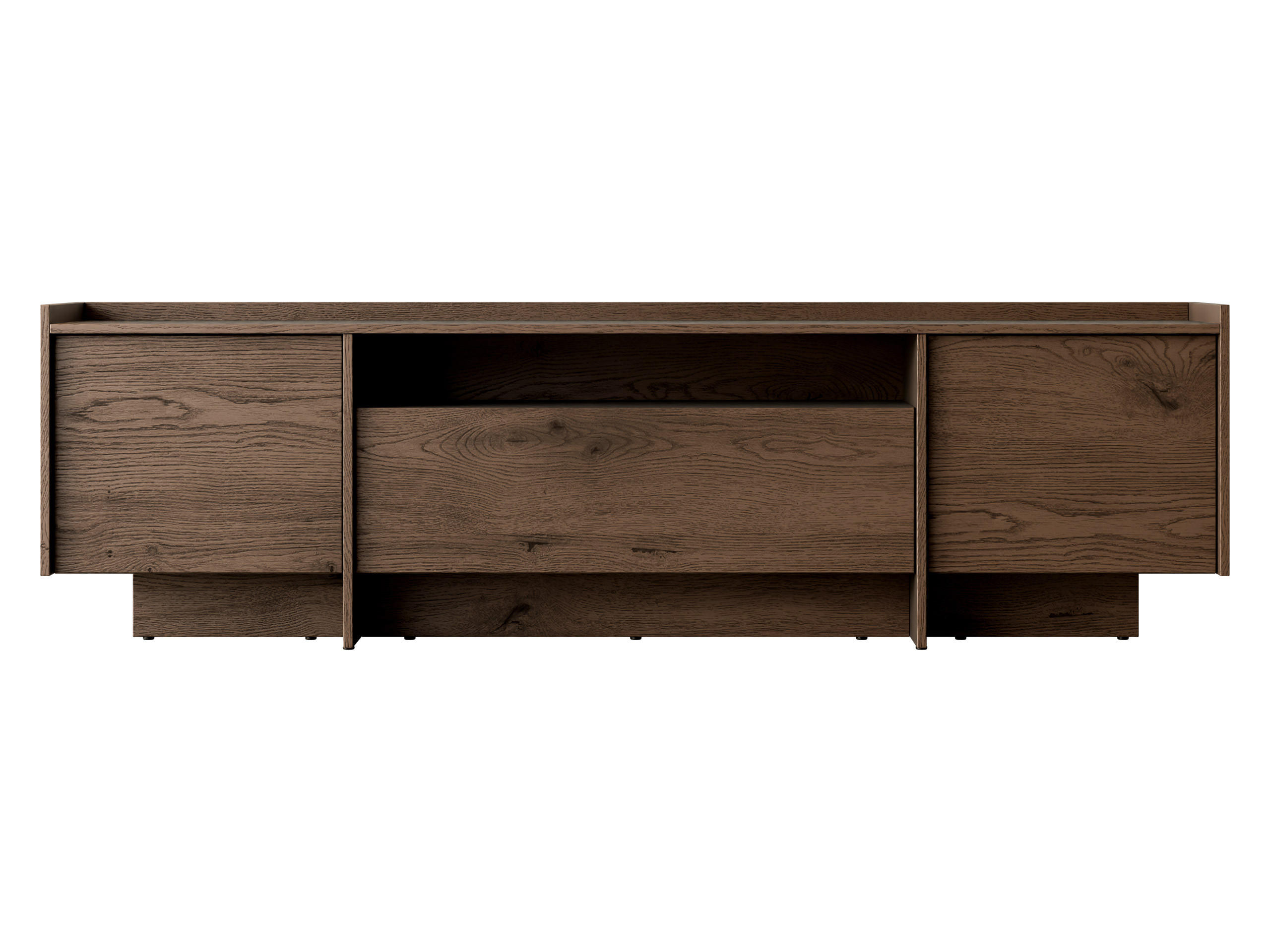 TV-LOWBOARD Japandi - Braun, Holzwerkstoff (197/58/38cm) - MIRJAN24