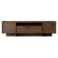 TV-LOWBOARD Japandi - Braun, Holzwerkstoff (197/58/38cm) - MIRJAN24