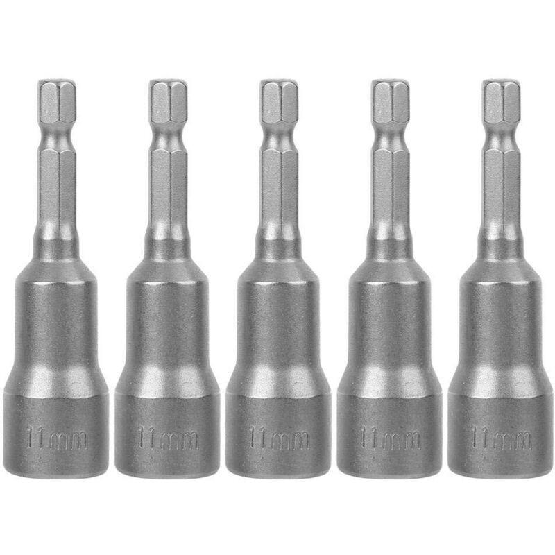 BIT-SATZ,11MM - Schwarz, Metall (6.5/1.1/1.1cm) - LIBRATON