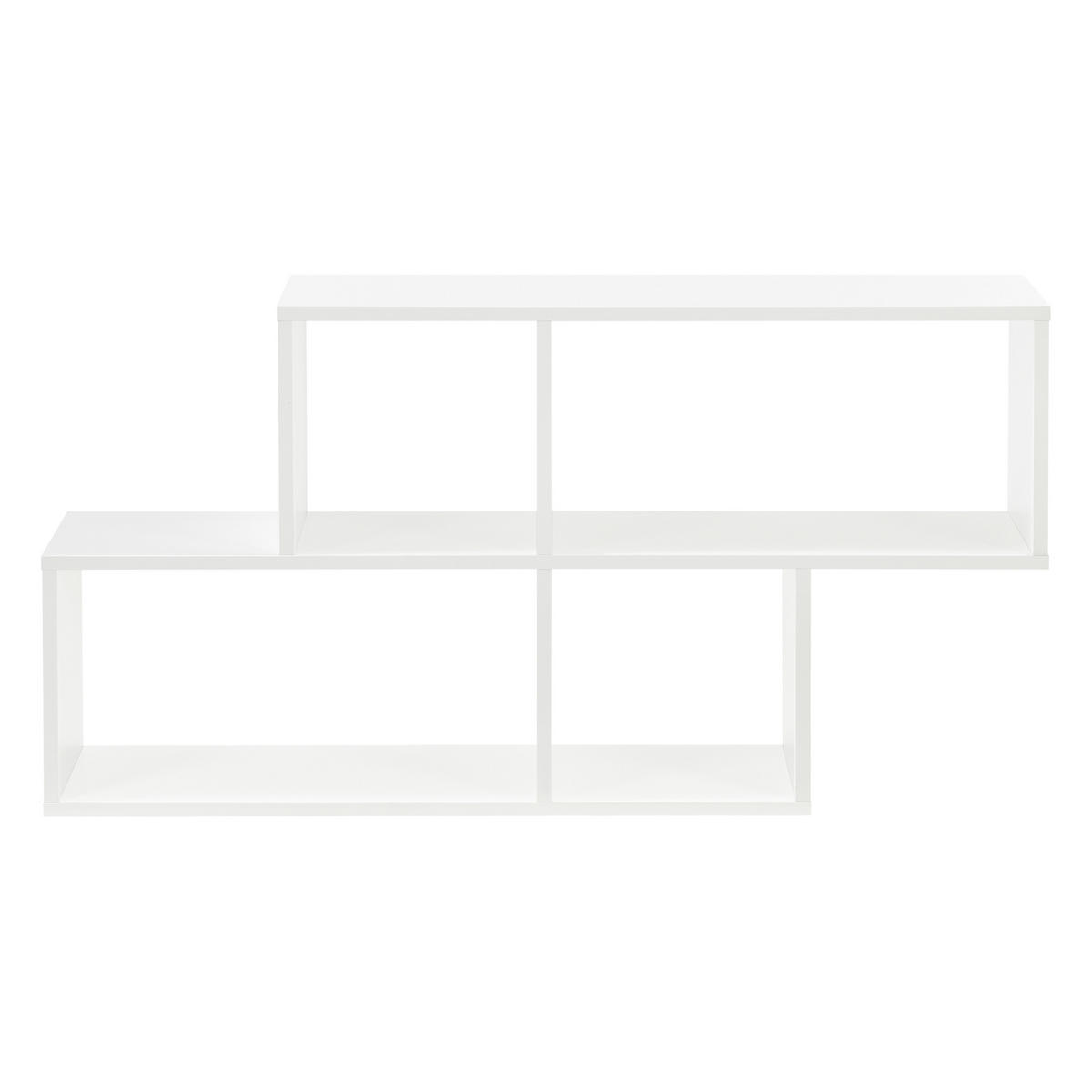 WANDREGAL Bryne - Weiß, Holzwerkstoff (100/53/19.5cm) - [en.casa]