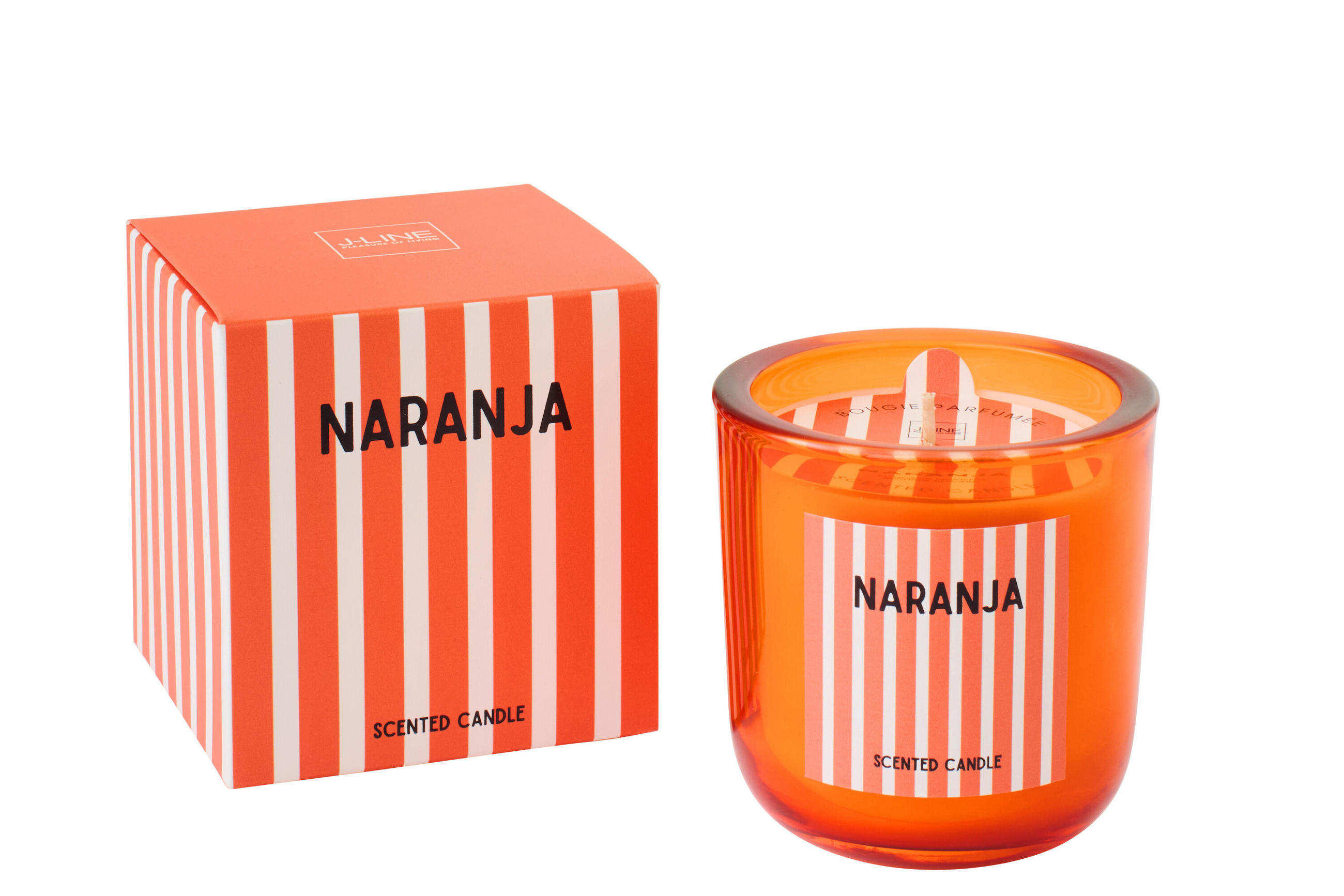 DUFTKERZE NARANJA Orange - Orange, Paraffin (9.5/10cm) - J-Line