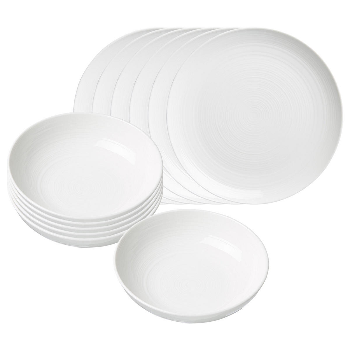 TAFELSERVICE Suomi Beige 12er Set - Beige, Keramik (1/1/1cm) - Ritzenhoff Breker
