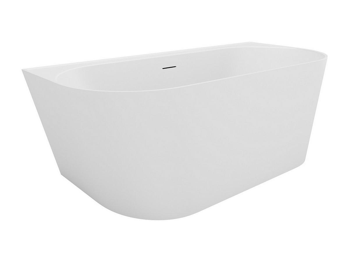 VORWANDBADEWANNE - 1 Person - Acryl - Weiß - Weiß, Kunststoff (160/57.5/75cm) - Vente-Unique