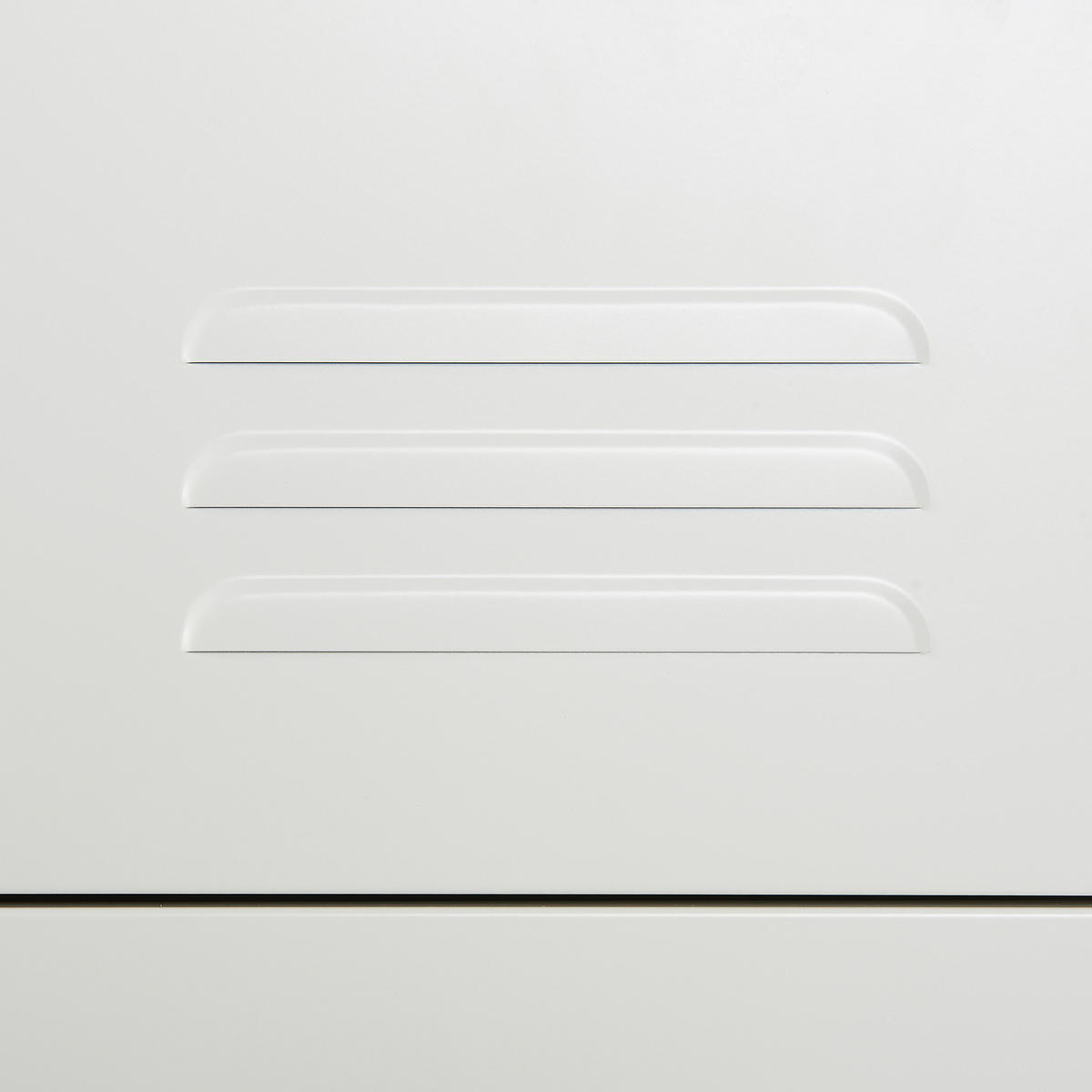 AKTENSCHRANK weiß Wostok - Weiß, Metall (43/103/40cm) - Beliani