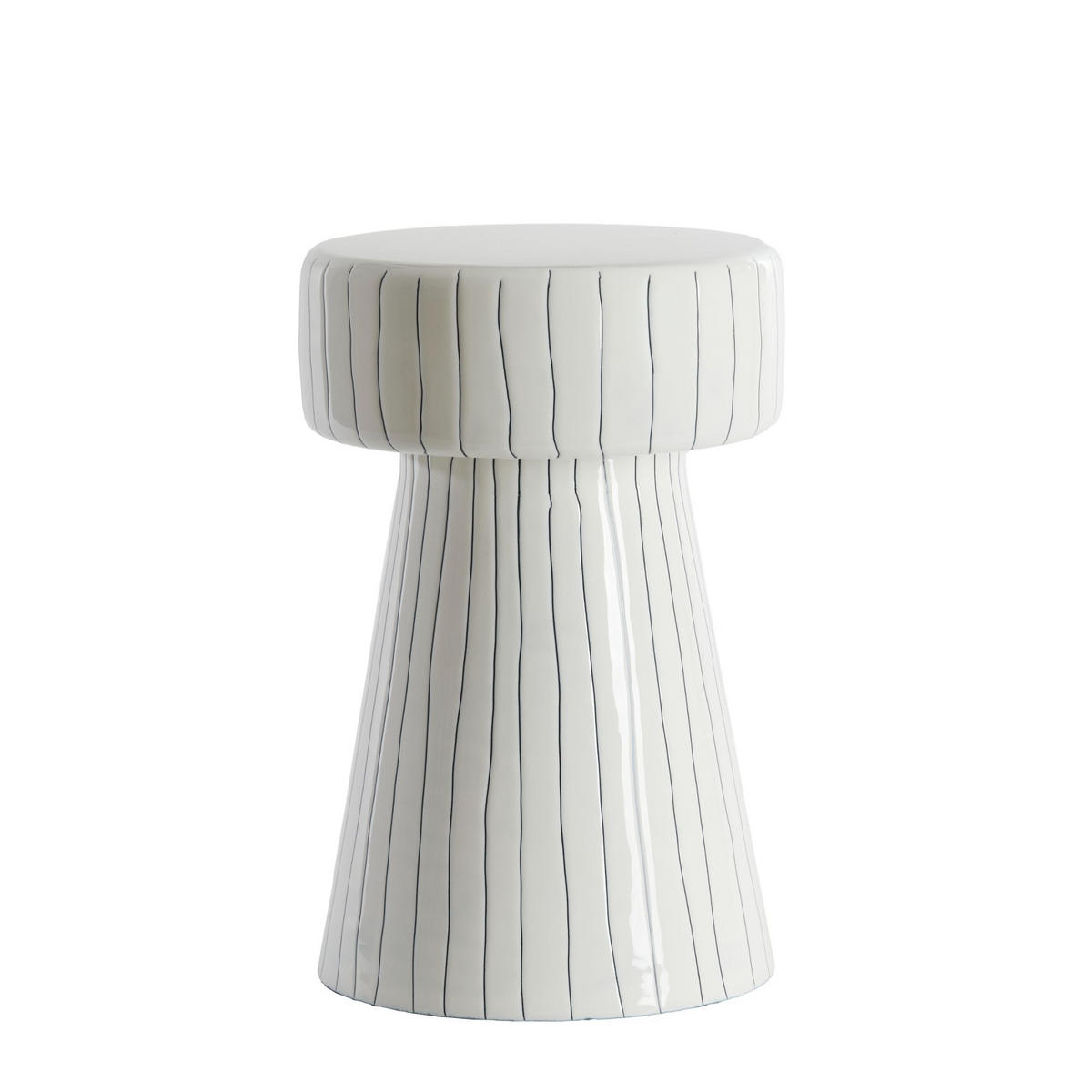 BEISTELLTISCH Dakwa Weiß 29/29/47 cm - Weiß, Metall (29/29/47cm) - Light & Living