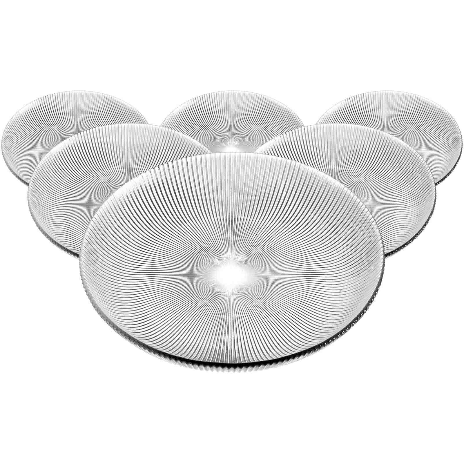 SERVIERTELLER Unico transparent ø 31 cm 6er Set - Transparent, Glas (31/3/31cm) - Ritzenhoff Breker