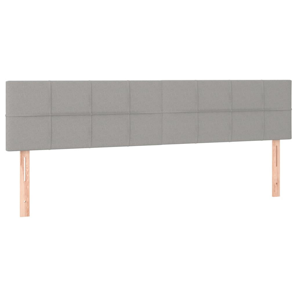 vidaXL Kopfteile Hellgrau 5x88x180 cm