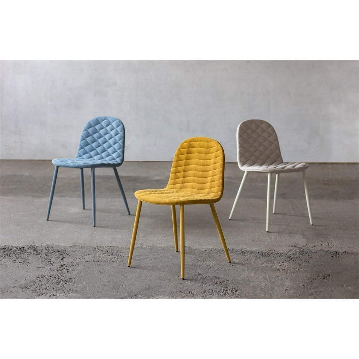 STUHL Sonia - Anthrazitgrau S1A1K7Q2 - Grau, Textil (48/78/53cm) - Nord Lux Form 