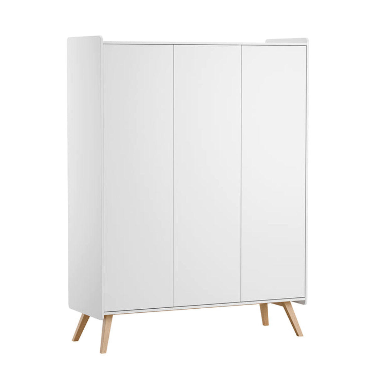 ORMAR 3 vrata Vintage Bijeli - bijela, drvni materijal (148.9/200/5cm) - Petits-meubles