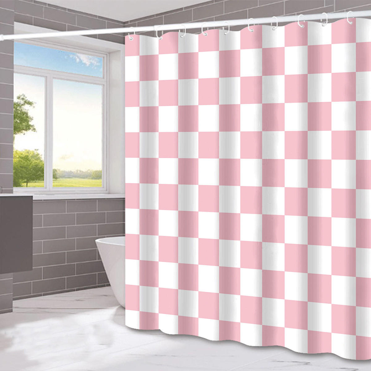 Mcboson Duschvorhang Mehrfarbig 180x180 cm