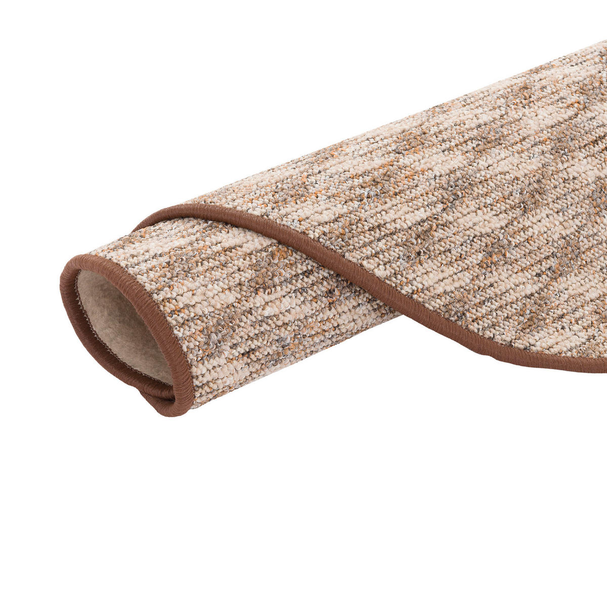 SCHLINGEN TEPPICH MODERN DIAMOND RUND - Cognac, Textil (160/160cm) - Snapstyle