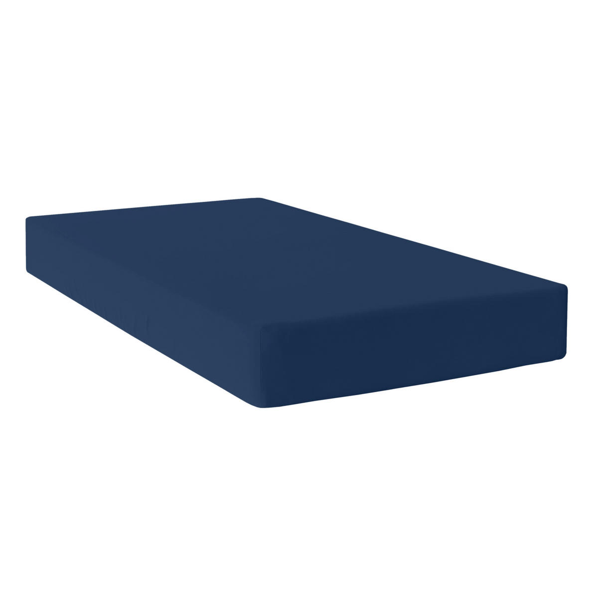 SPANNBETTTUCH basic 140x200x32 cm dunkelblau - Dunkelblau, Textil (140/200cm) - Happy Friday