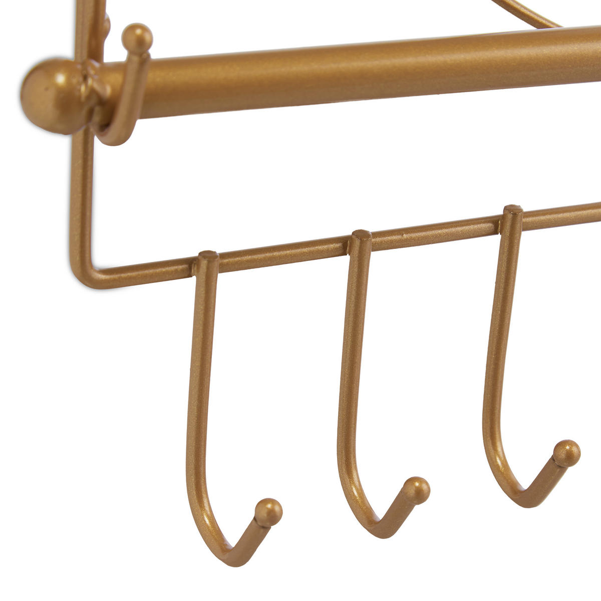 SCHMUCKHALTER Wand - Goldfarben, Metall (36.5/30/3.5cm) - Relaxdays