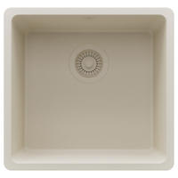 UNTERBAUSPÜLE GRANIT Venedig Easy, 2-er set Beige 46/44 cm 1 Becken + Ablauf-Set ab 50er Unterschrank - Beige, Kunststoff (46/20/44cm) - Primagran