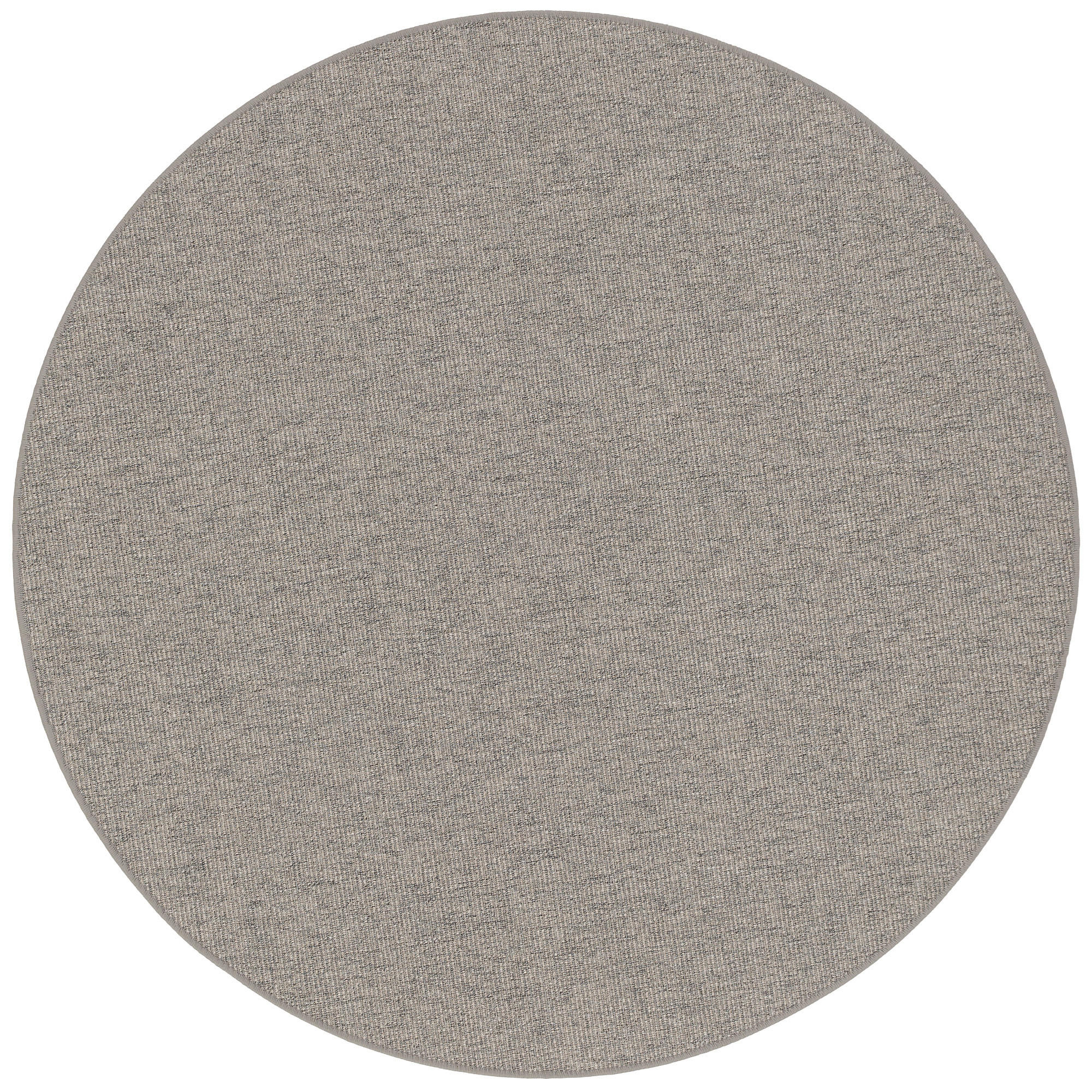 NATUR SISAL-OPTIK TEPPICH TAFF RUND - Grau, Textil (160/160cm) - Snapstyle