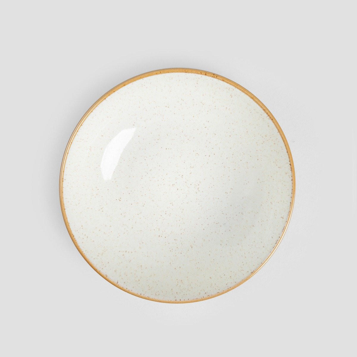 TELLER Morita tief 21 cm 6er-Set - Creme, Keramik (21/21/5cm) - Homla