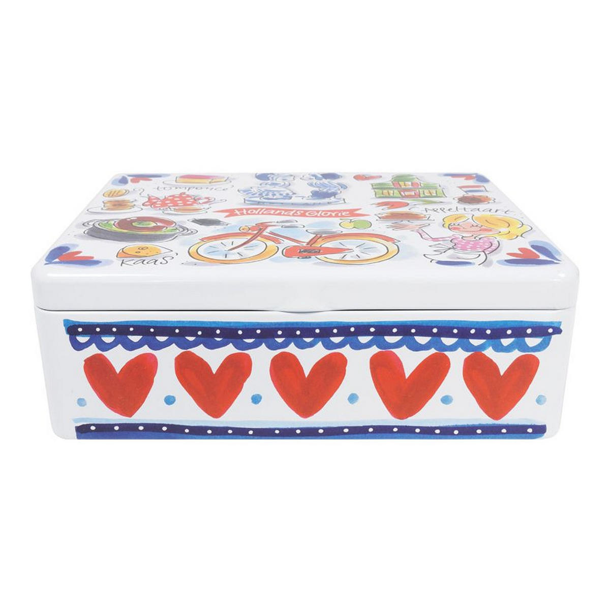 TEEDOSE Holland in Bunt - 20 x 15,5 x 7cm - Multicolor, Metall (20.3/7/15.7cm) - Blond Amsterdam